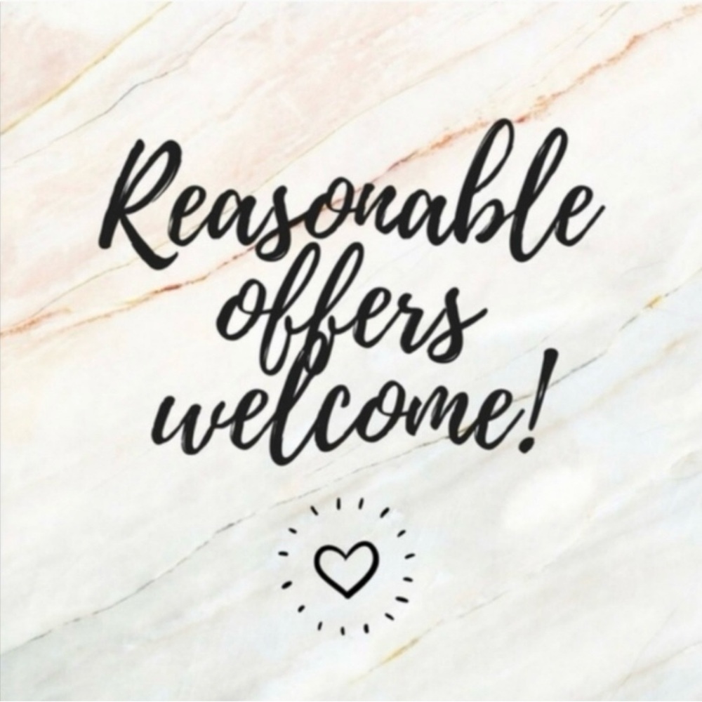 Reasonable offers welcome!